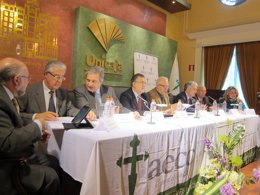 Nueva junta directiva de la Aecc en Málaga, presidida por Francisco Aguilar
