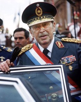 El dictador paraguayo Alfredo Stroessner