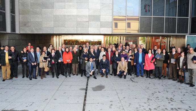 Homenaje a jubilados de Diputación