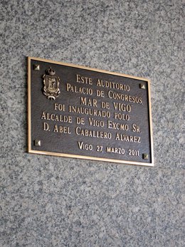 Placa Del Auditorio De Vigo