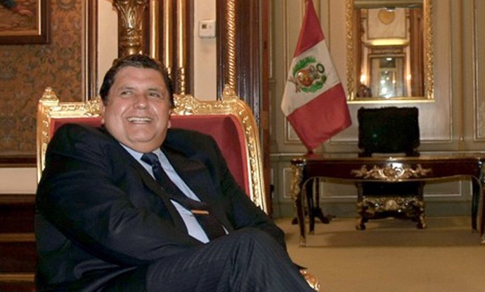 Alan García, presidente del Perú