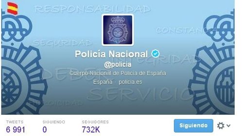 Seguidores de la Policía Nacional