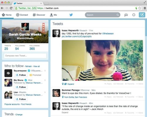 El rediseño de la página web de Twitter ya está disponible para todos 