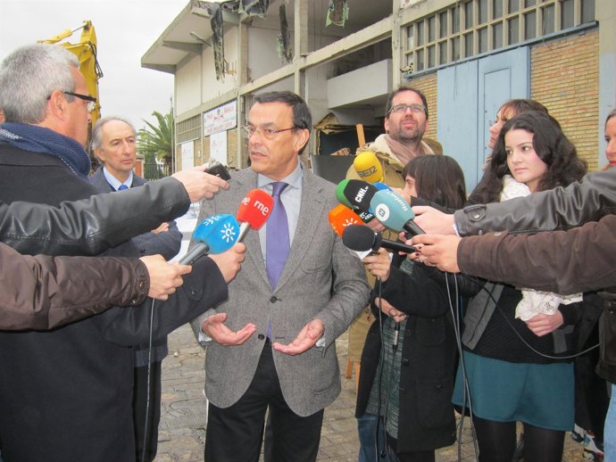 El presidente de la Diputación Provincial de Huelva, Ignacio Caraballo. 