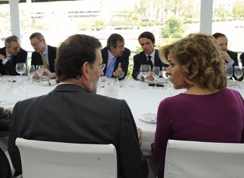 Aznar En Sevilla, Ana Botella, Rajoy, Gallardón, Cascos