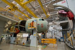 Montaje de un Airbus A400M 