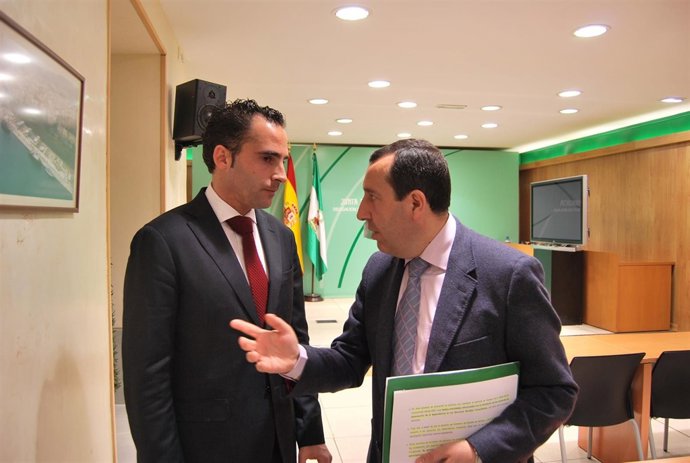 Daniel Pérez y José Luis Ruiz Espejo, en rueda de prensa