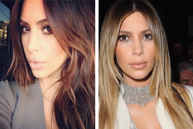 Kim Kardashian se cambia de look 