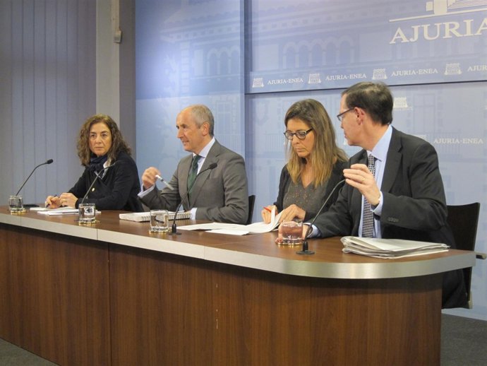 COMPARECENCIA DE LOS CONSEJEROS TRAS EL CONSEJO DE GOBIERNO VASCO 