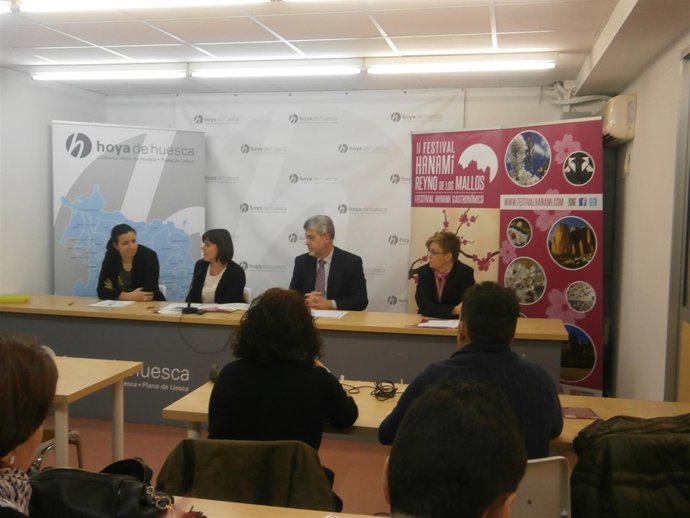Presentación del Festival Hanami Reino de los Mallos en Huesca