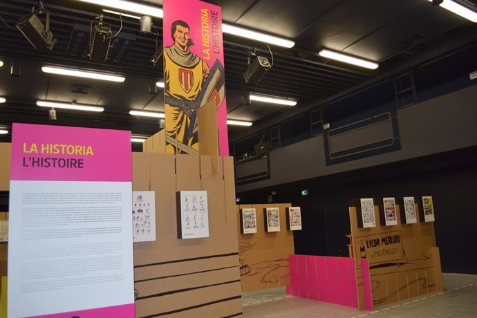 Civivox San Jorge acoge una exposición sobre la historia de los tebeos.