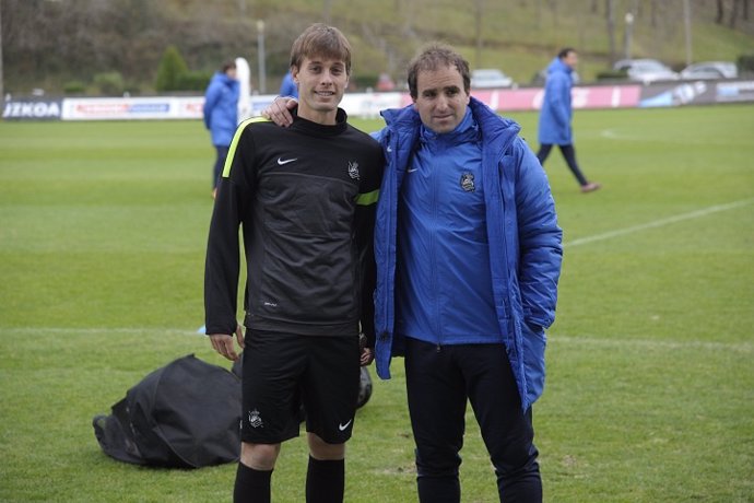 Sergio Canales ya entrena con la Real Sociedad