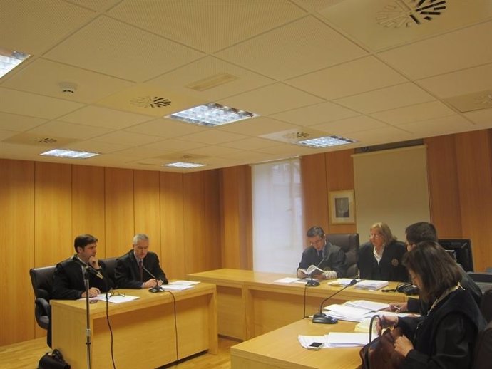El juez Goñi en la vista de administrador judicial del Racing de Santander