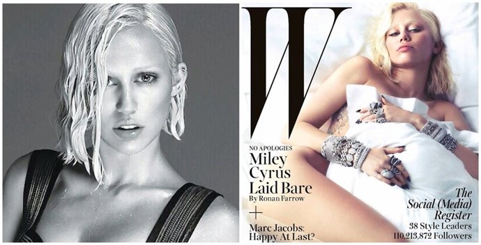 Miley Cyrus para la revista W