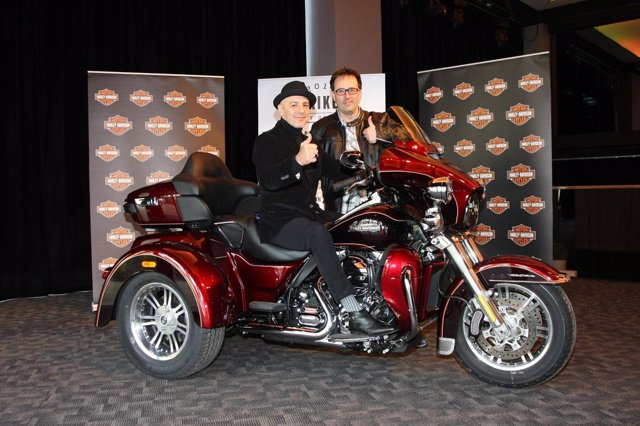 Presentación de la nueva Harley-Davidson de tres ruedas