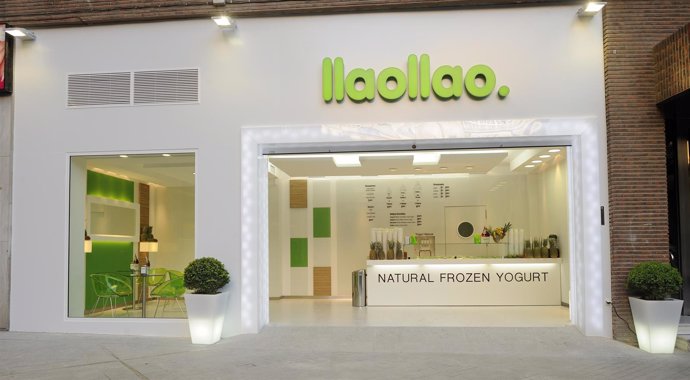 Imagen de una tienda de Llaollao