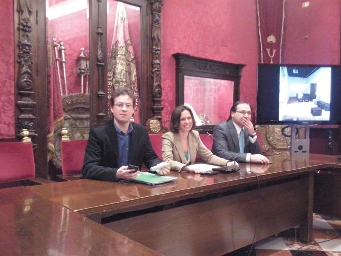 Presentación del contenido del centro de interpretación de la Casa de Zafra