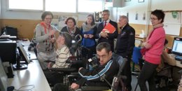 Carlos Siñeriz, relaciones institucionales de Cajastur