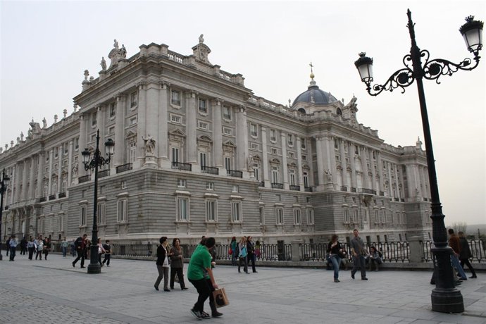 Palacio Real de Madrid, plaza de Oriente