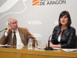 Bono y Allué han presentado las estadísticas del turismo en Aragón en 2013