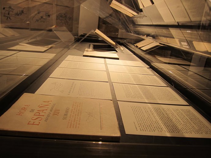 Exposición 'Hora de España y León Felipe' en Salamanca.