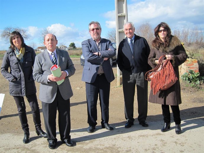 El alcalde de Zaragoza en Movera con Dueso y Ranera
