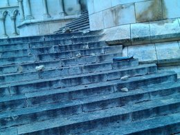 Cae una gárgola de la fachada de la Catedral de Cuenca