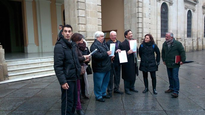 Los trabajadores de Sevilla Global.