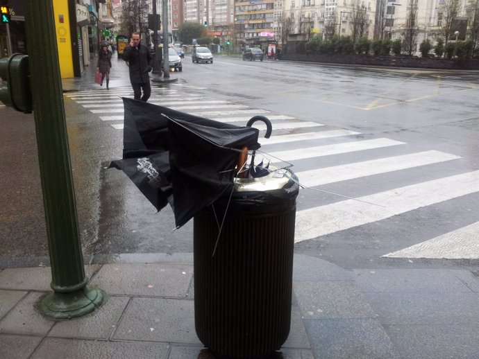 Viento, lluvia, temporal en Cantabria