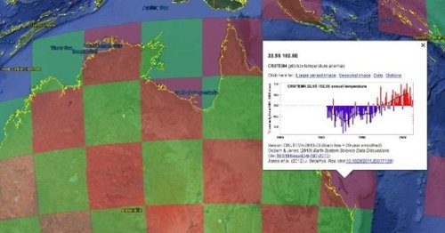 Temperaturas en Google Earth