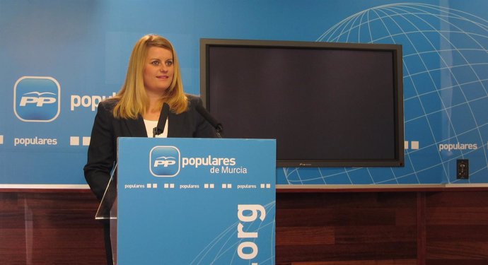 La secretaria ejecutiva de Foros del PP regional, Alicia Jiménez