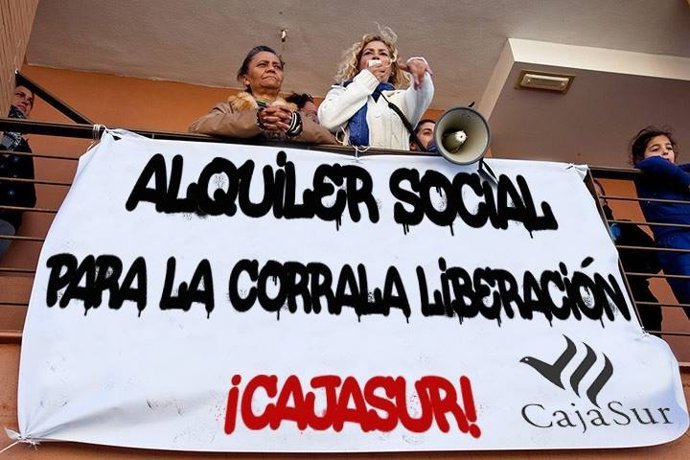 Las familias ocupas de Alcalá.