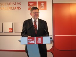 Ximo Puig en rueda de prensa