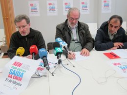 Convocatoria de marchas de la Alianza Social Galega (CIG, CC.OO., UGT y otros)