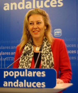 La presidenta del Comité Organizador del Congreso del PP-A Carolina España