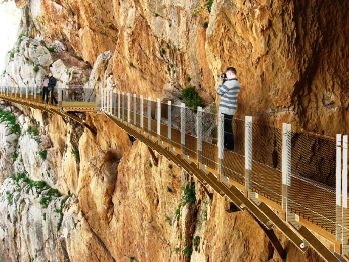 Imagen del proyecto de rehabilitación del Caminito del Rey
