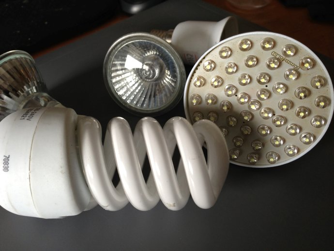 Recursos de luz, bombillas, electricidad