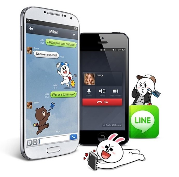 Servicio de mensajería Line