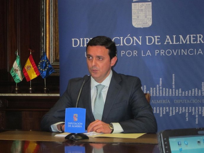 El vicepresidente de la Diputación de Almería, Javier Aureliano García (PP)