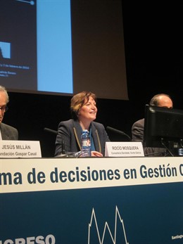 La conselleira de Sanidade, Rocío Mosquera, habla sobre el colapso en urgencias