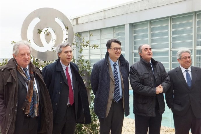 Presidentes de las cámaras y de la Fundación Transpirenaic han visitado Walqa