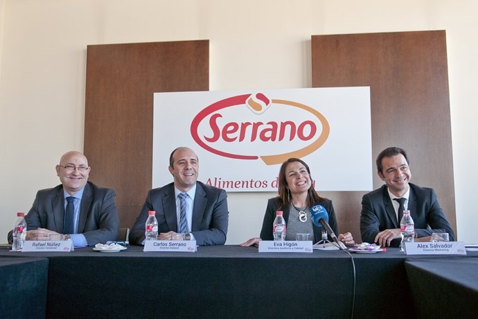 Rueda de prensa de Cárnicas Serrano.