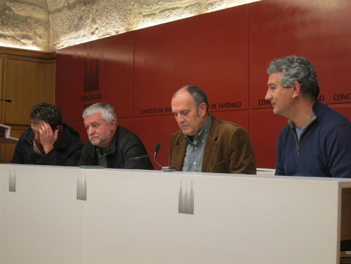 Representantes sindicales (CCOO, UGT Y CIG) Ayuntamiento de Santiago