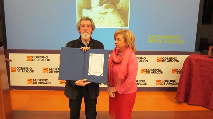 El fotógrafo Rafael Navarro recibe el Premio Aragón Goya 2013