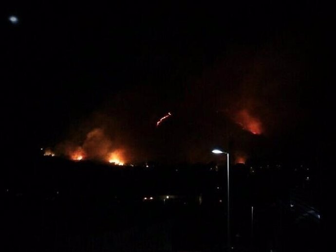 Incendio en Gilet (Valencia)