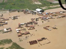 Inundaciones en el municipio de  Cliza (Cochabamba)