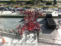 Trabajadores de Coca-Cola se concentran en las oficinas de la Castellana