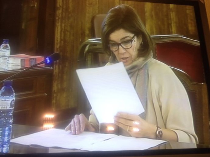 Amparo Ortiz, exjefa de Solidaridad, declara en el juicio a Blasco