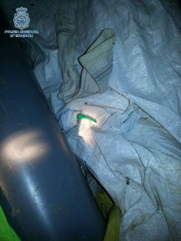 Punto de venta de drogas desmantelado por la Policía en Málaga