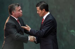 Enrique Peña Nieto y Rey Abdullah II de Jordania